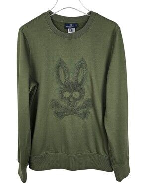 Psycho Bunny Green Crewneck Sweatshirt